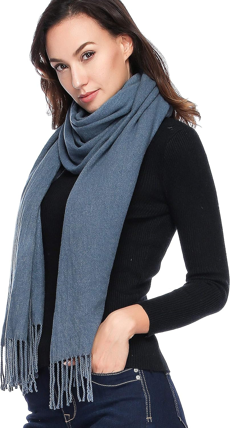 Wool Shawl Wraps - Extra Large Thick Soft Pashmina Scarf