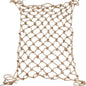 Jute Hemp Rope Net (3Ftx6Ft), Heavy Duty Natural Climbing Safety Rope Netting Balcony Stairs Fence Garden Playground Protection Net Indoor & Outdoor Decor Rope Net