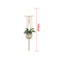 Hanging Plant Handmade Macrame Plant Hanger Flower Pot Planter Hanger Wall Decor Courtyard Garden Hanging Planter Hanging Basket