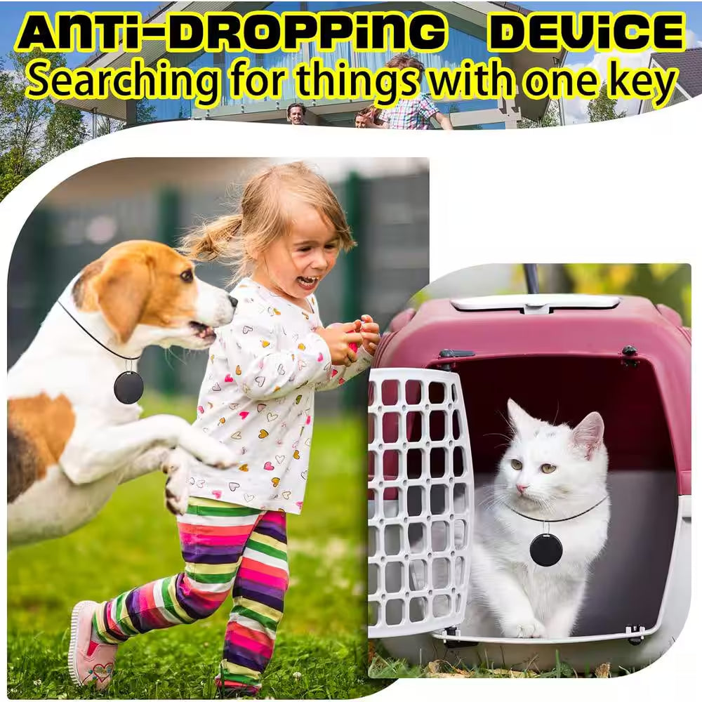 Portable GPS Tracking Mobile Tracking Smart anti Loss Device Key Finder Locator GPS Smart Finders Tracker, 5-Packs