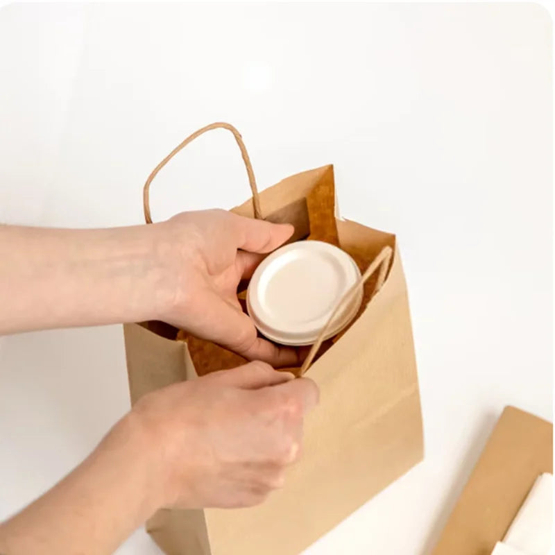 Kraft Paper Bags, Etiquette, Holiday Gift Bags, Takeout Fast Food Packaging Bags, Milk Tea and Coffee Packaging Bags