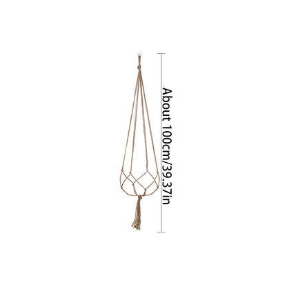 1PCS Hanging Flowerpot Decorative Baskets Outdoor Storage for Plants Planter Home Decorations Plant Pot Flowerbed Balcon Basket