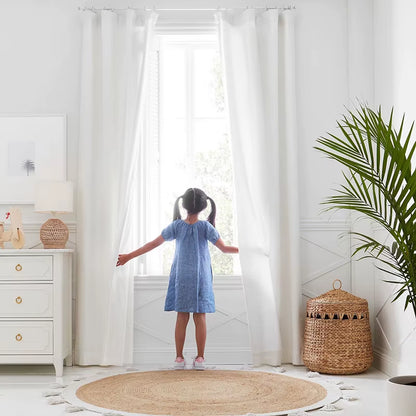 Nordic Gourd Grass Storage Basket Handwoven Toy Basket Bathroom Lidded Laundry Basket Kids Room Storage Box