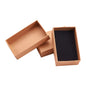 24 Pcs Rectangle Jewelry Box, 3.1X2X1" Tan Cardboard Jewelry Boxes Kraft Paper Gift Packaging Boxes Christmas Gift Paper