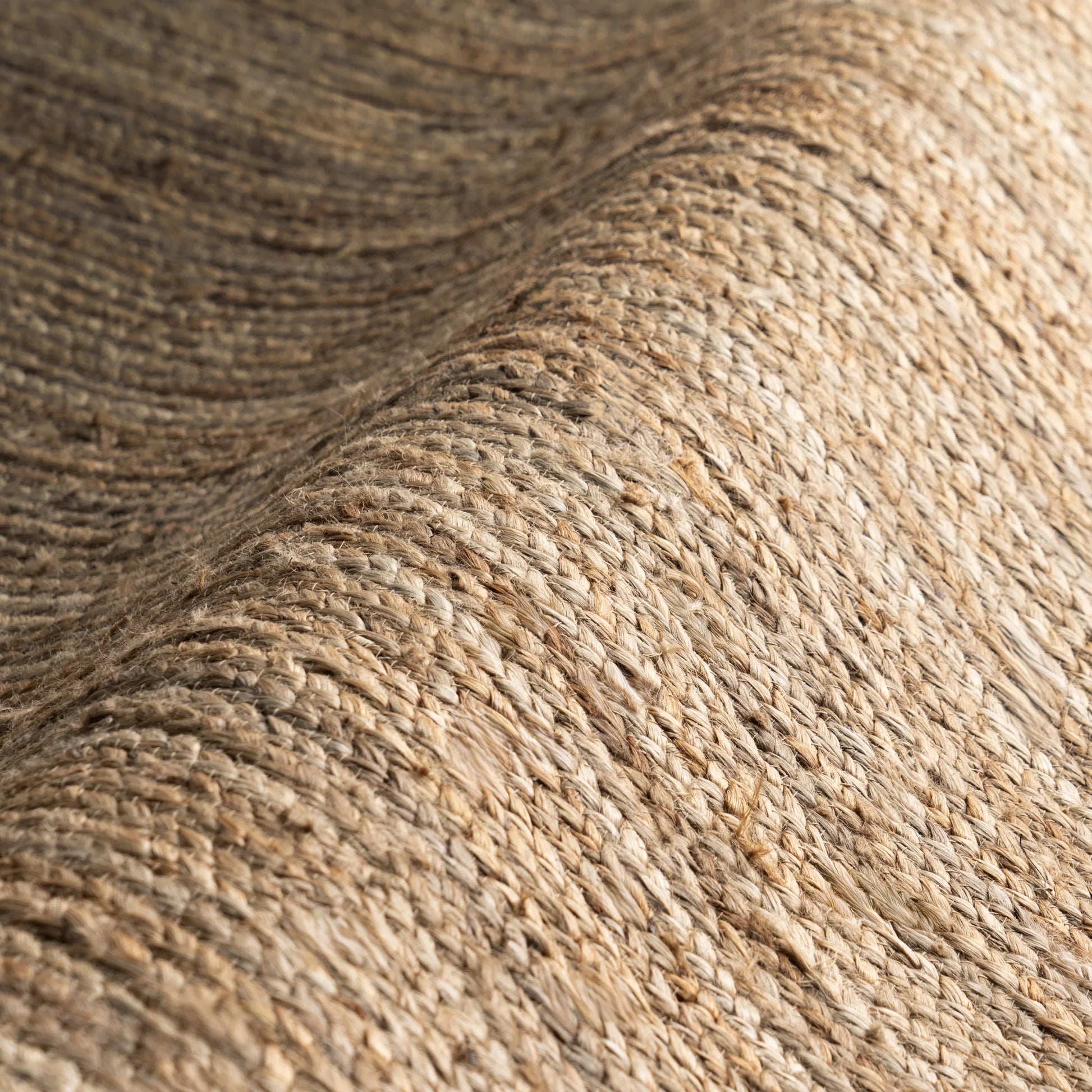 Rigo Hand Woven Farmhouse Jute Area Rug, Oval 6' X 9', Natural