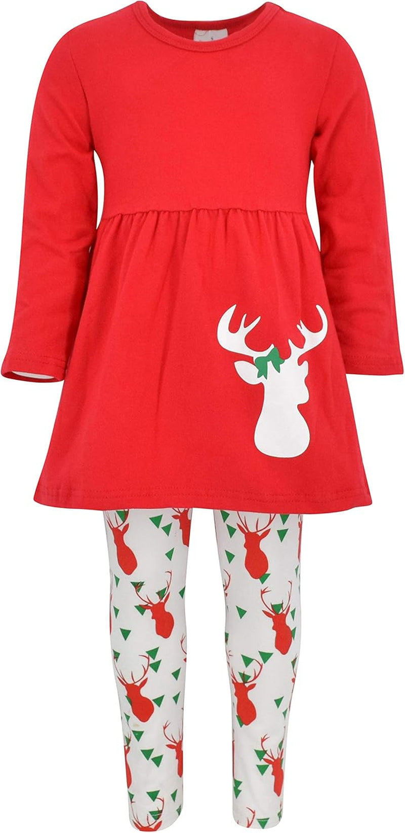 Girls Outfits Toddler 3 Piece Tunic Legging and Scarf Girls' Clothing Sets