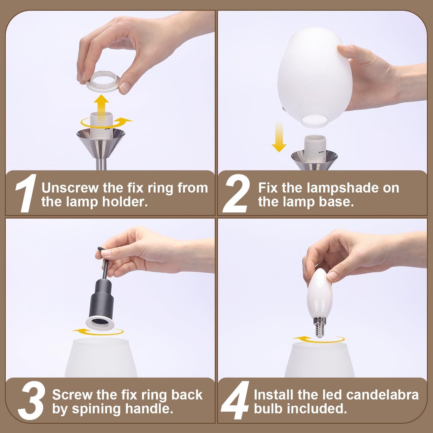 Small Touch Lamp for Bedroom Nightstand, 3-Way Dimmable Bedside Lamps Opal Glass Desk Lamp Silver Base, Tiny Table Lamp for Small Spaces Ambient Lighting for Living Room, E12 Bulb Included