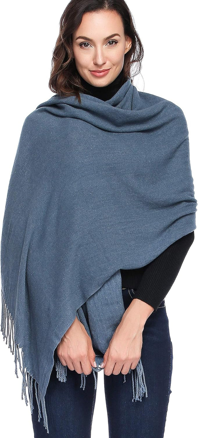 Wool Shawl Wraps - Extra Large Thick Soft Pashmina Scarf