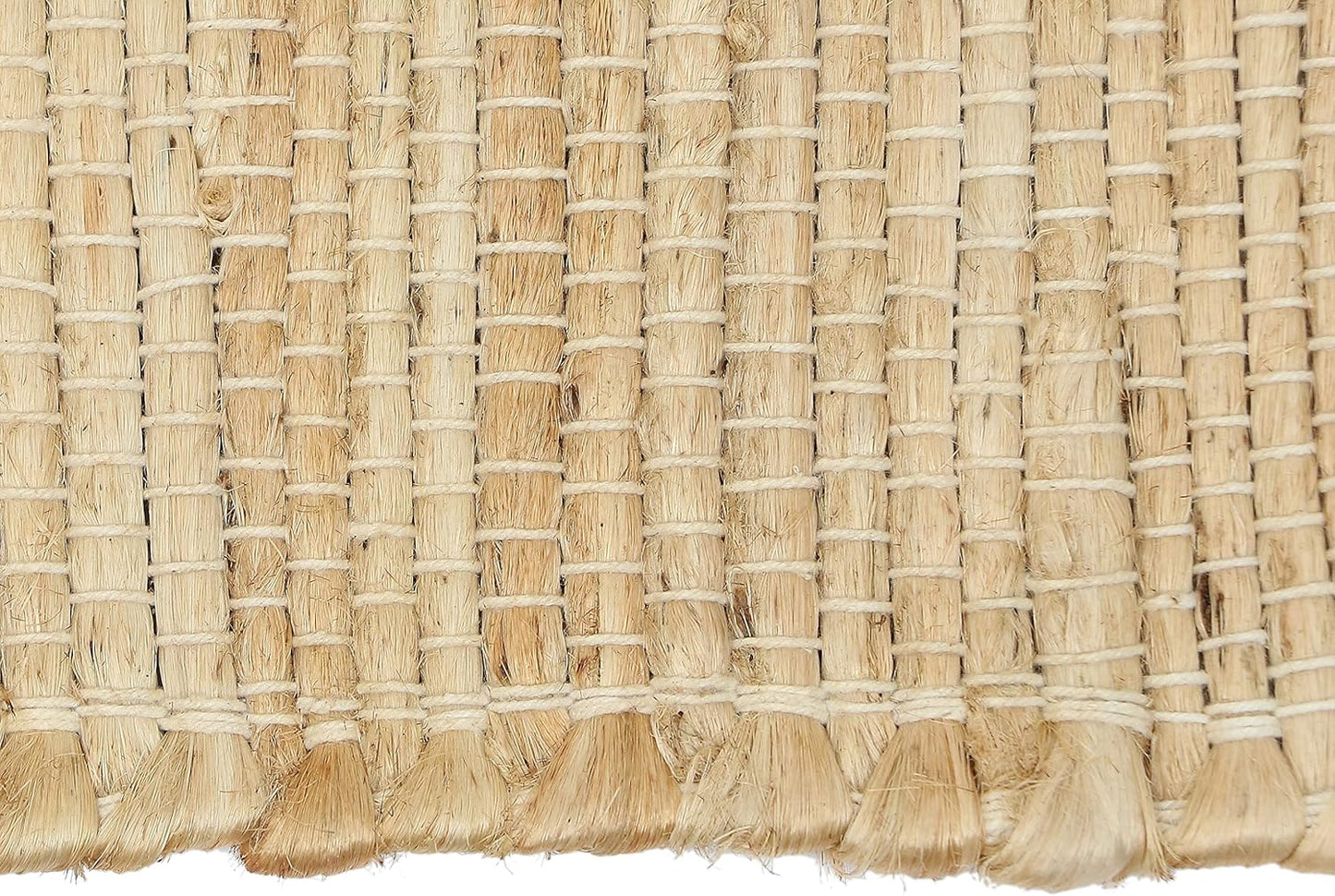 Table Runner 13'' X 72'' Eco-Friendly Hand-Made Vintage Jute Mats for Parties, Dining Table, Wedding, Boho Table Runner, Perfect for Decor - Natural Jute