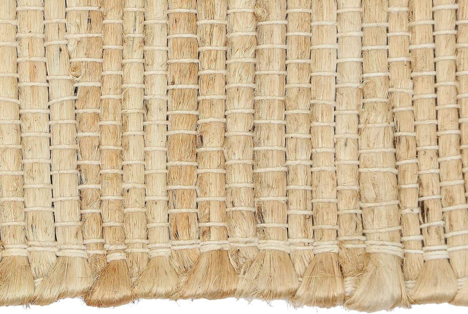 Table Runner 13'' X 72'' Eco-Friendly Hand-Made Vintage Jute Mats for Parties, Dining Table, Wedding, Boho Table Runner, Perfect for Decor - Natural Jute