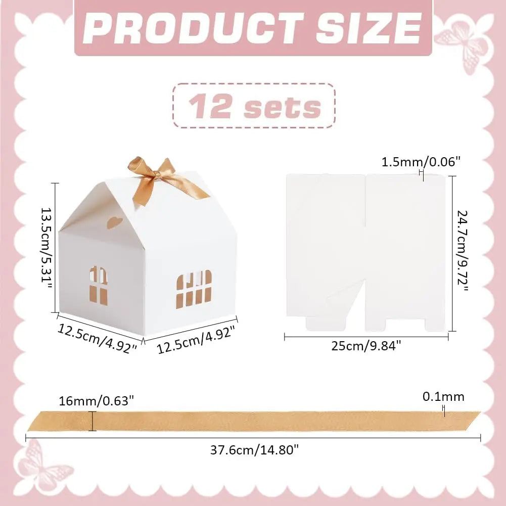 24 Pcs Rectangle Jewelry Box, 3.1X2X1" Tan Cardboard Jewelry Boxes Kraft Paper Gift Packaging Boxes Christmas Gift Paper
