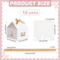 24 Pcs Rectangle Jewelry Box, 3.1X2X1" Tan Cardboard Jewelry Boxes Kraft Paper Gift Packaging Boxes Christmas Gift Paper