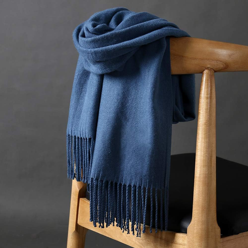 Wool Shawl Wraps - Extra Large Thick Soft Pashmina Scarf