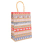 5Pcs Kraft Paper Gift Bags Merry Christmas Candy Cookie Packaging Bag Boxes Natal Kids Favors 2025 New Year Party Decoration