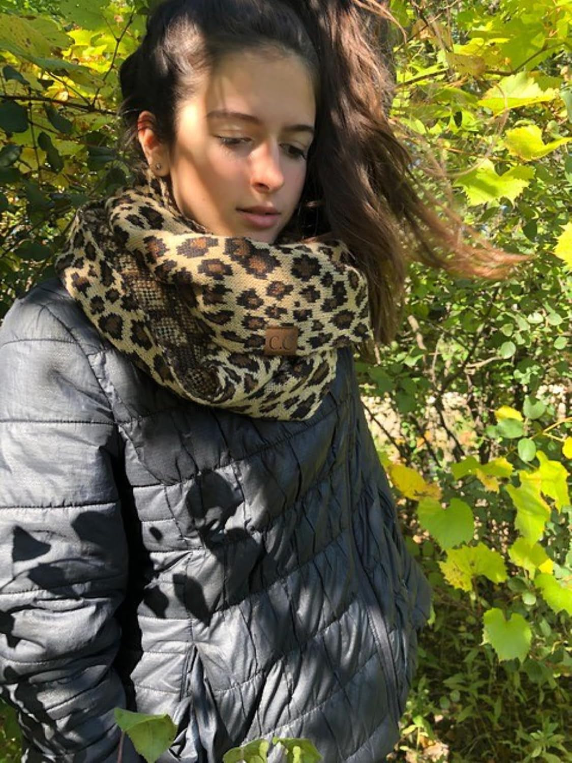 Infinity Scarf Women Winter Cable Knit Circle Wrap - Mother'S Day Gift