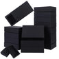 20Pcs Kraft Paper Gift Box Wedding Party Cookie Candy Boxes with Clear PVC Window Soap Jewelry Display Drawer Packaging Boxes