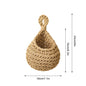 Handwoven Hanging Wall Vegetable Fruit Basket Organizer Container Decor for Kitchen Garden Mount Wall Plant Flower Onion Storage