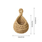 Handwoven Hanging Wall Vegetable Fruit Basket Organizer Container Decor for Kitchen Garden Mount Wall Plant Flower Onion Storage