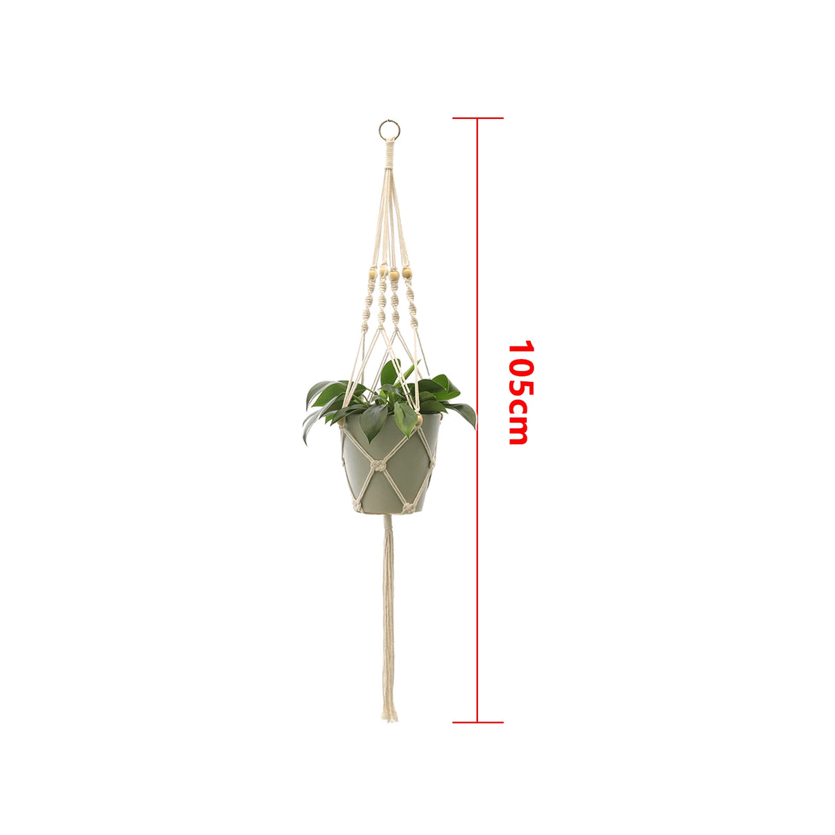 Hanging Plant Handmade Macrame Plant Hanger Flower Pot Planter Hanger Wall Decor Courtyard Garden Hanging Planter Hanging Basket