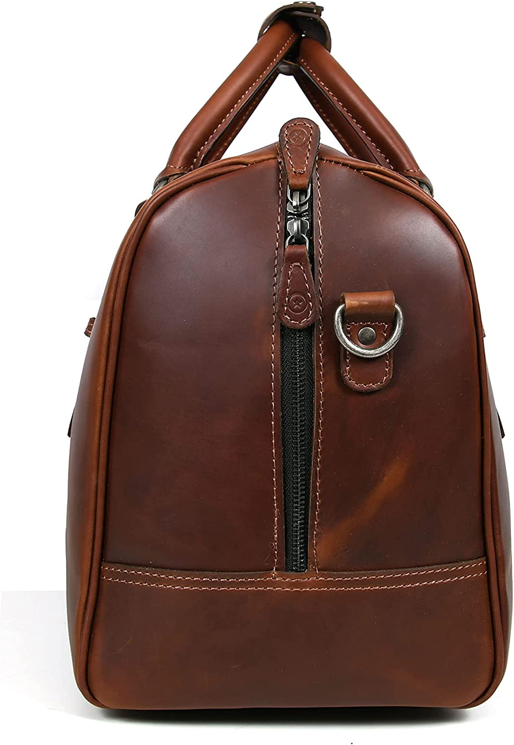 Leather Duffel Bag for Men & Women Travel, Weekend, Overnight, Gym Bag