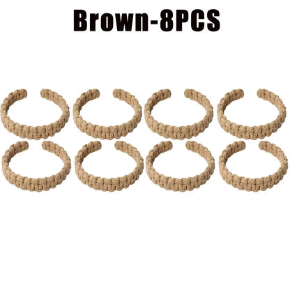 Jute Curtain Tiebacks Braided Natural Rope Holdbacks Adjustable Window Decor Woven Boho Style Coastal Home Accent