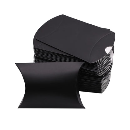 10/20/30Pcs Pillow Candy Box Kraft Paper Christmas Gift Packaging Boxes Candy Bags Wedding Favors Birthday Party Decorations