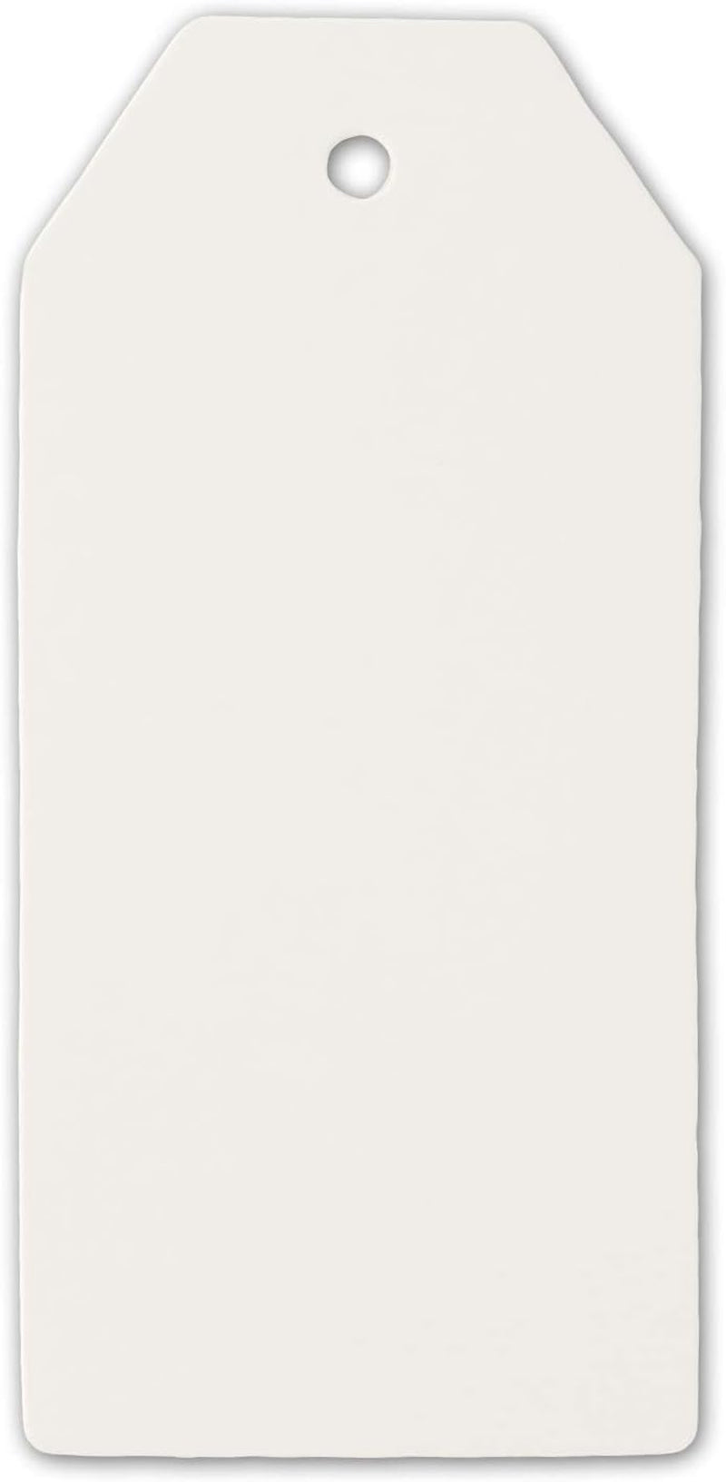 100 Hang Tags with Jute Twines 100Ft (White, 3 3/4" X 1 3/4")