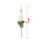 Hanging Plant Handmade Macrame Plant Hanger Flower Pot Planter Hanger Wall Decor Courtyard Garden Hanging Planter Hanging Basket