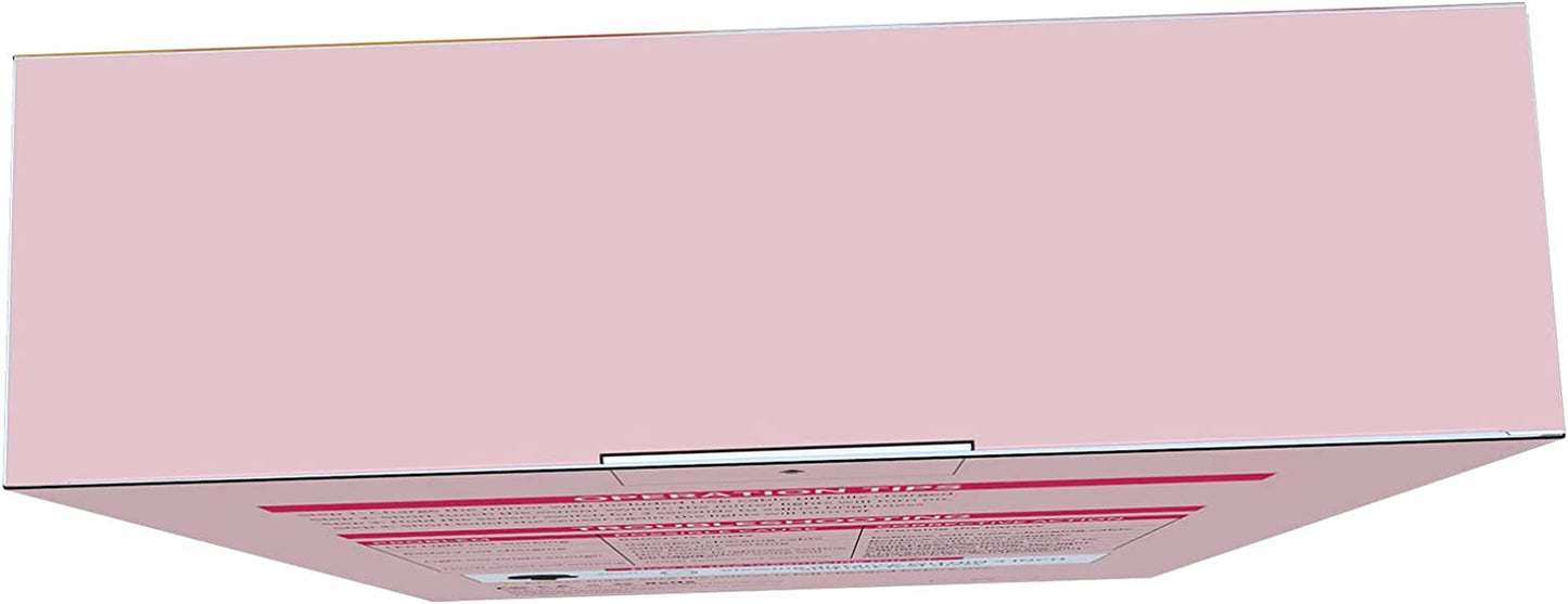 Large Lighted Vanity Makeup Mirror, 14.56 in X 8.97 In, 88 LED, 360 Rotation Touch Screen, 10X Magnification Tabletop Cosmetic Make up Mirror, Rose Gold