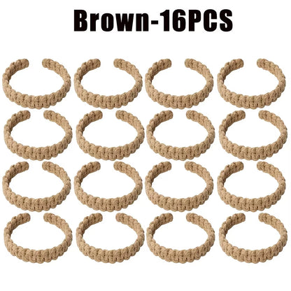 Jute Curtain Tiebacks Braided Natural Rope Holdbacks Adjustable Window Decor Woven Boho Style Coastal Home Accent